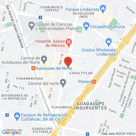 Clínica de VPH map