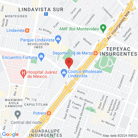 IMSS Hospital General de Zona 24 map