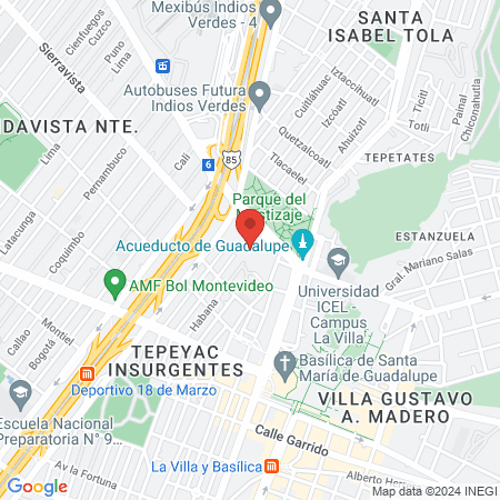 Peluquería y Estetica wapas map