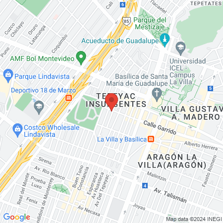 Unidad De Cuidados Veterinarios map
