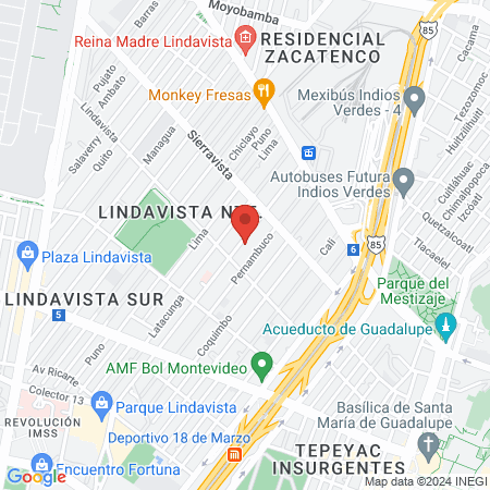 ODONTOFLORES Dentistas map