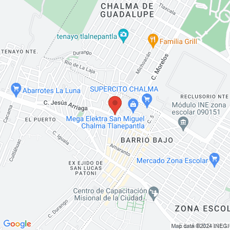 Clínica Veterinaría Dr. Cedillo map