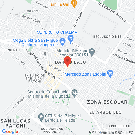 Veterinaria Lassie map