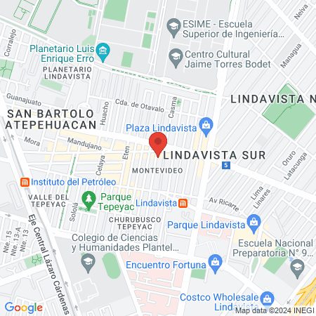 Salon y barberia internacional leonylen map