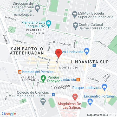 Eternal Beauty - Depilación Láser - Lindavista map