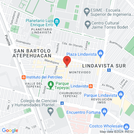 Dr. Arturo Atención psicológico map