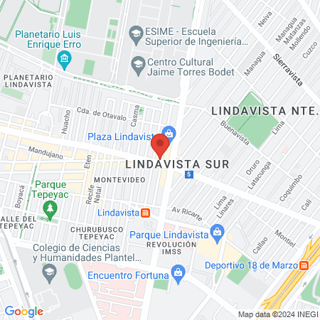 Clinica Veterinaria y Estética Canina Los Huertos map