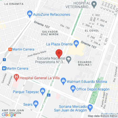 Male 89 Barbería y Academia map
