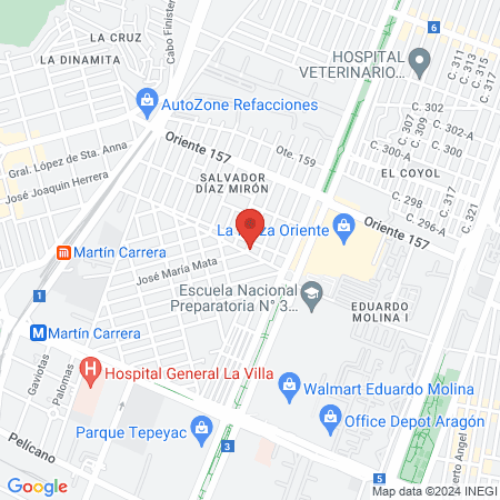 Megadent Laboratorio Dental map