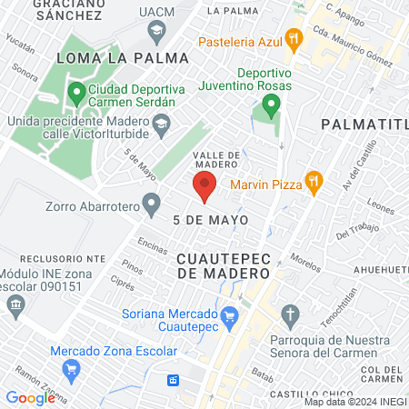 Salón de belleza Color tijeras, y algo más. map