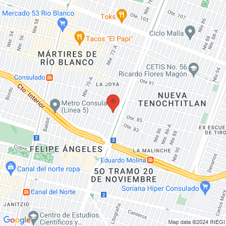 ÍNDIGO 9 Pilates Yoga y Movimiento map