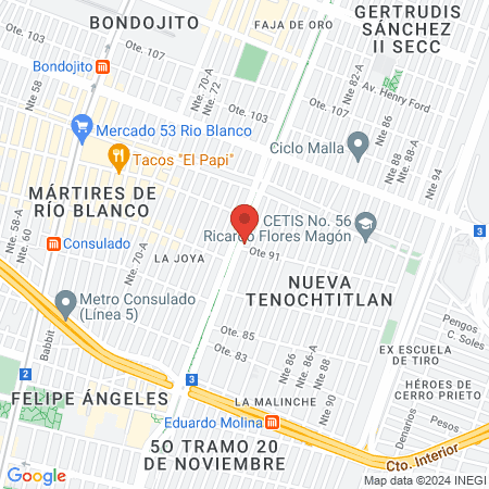 Urólogo CEDEMEDI map