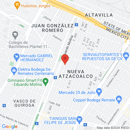 CONSULTORIO DENTAL "S.D" map