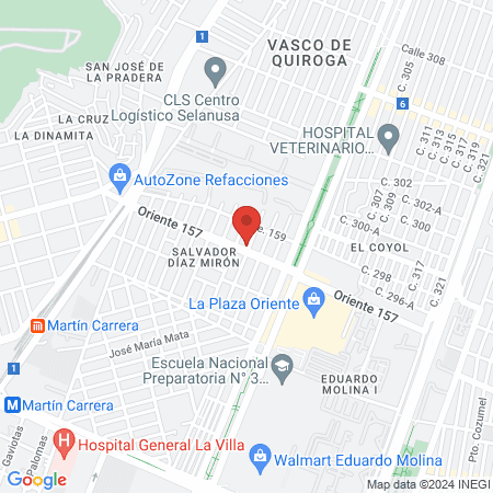 Médica Integral Dr. Aguilar map