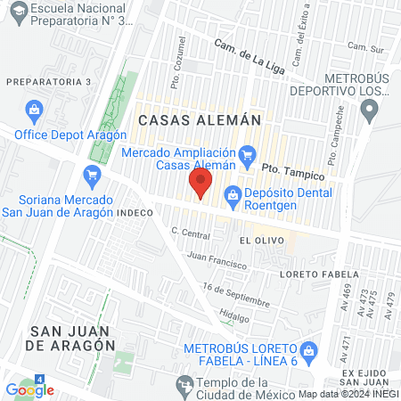 Estética Gabriela map