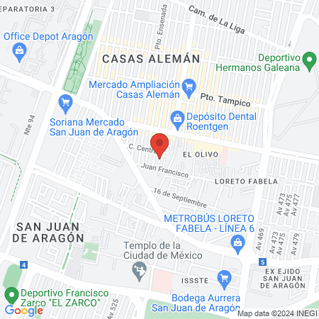 Consultorio Dental Vident map