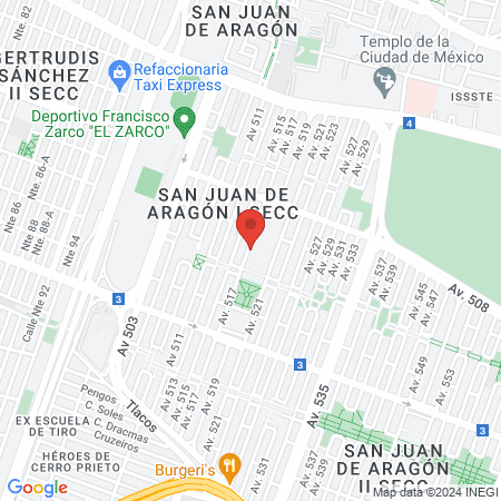 Clínica odontológica Del Centro De Desarrollo Social Miguel Hidalgo y Costilla map