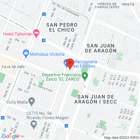 Bejarano Boxing Team map