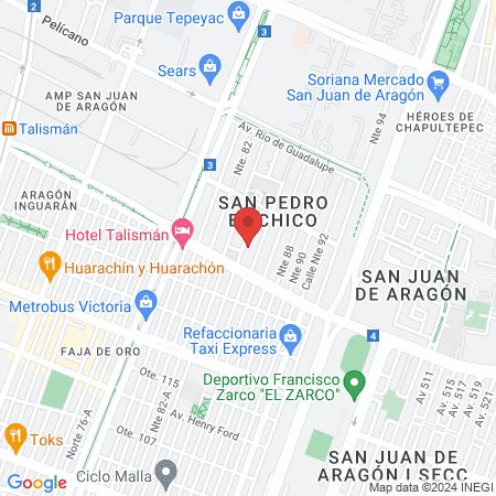 Consultorio podologico map