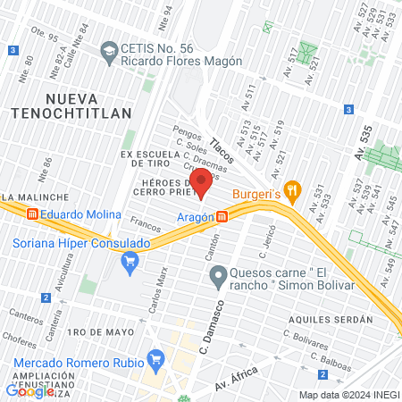 Salón de belleza KARY map