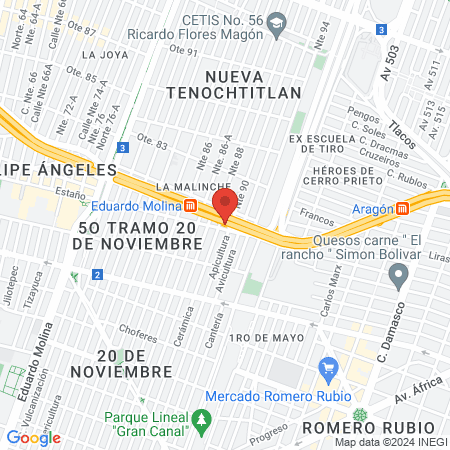 Dr Vázquez Uribe Manuel map