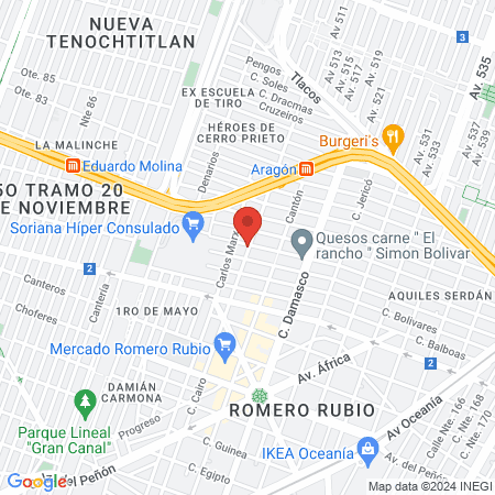 Dr. Rafael E. Barbosa López map