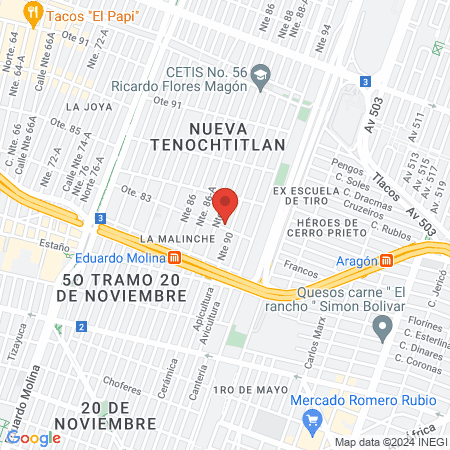 Amaltea Aeropuerto map