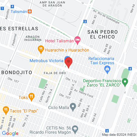 Clínica dental Cinfer S.A. de C.V. map