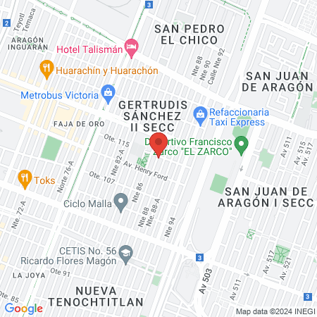 Salón de Belleza Paris map