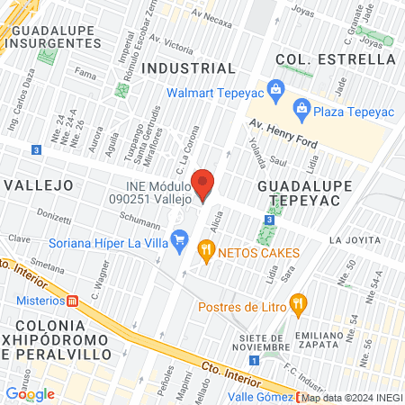 Gimnasio Kinamma map