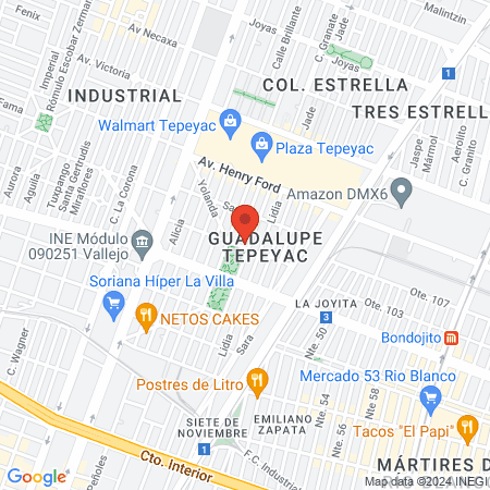 Clinica dr jolfran map