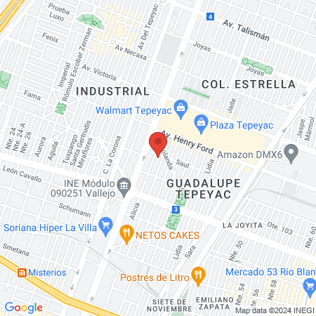 Consultorio dermatológico map