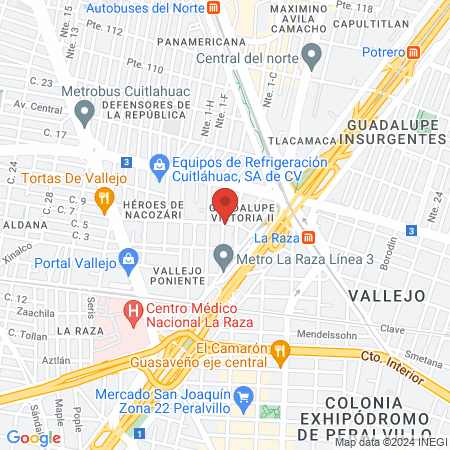 Rivera Gasca Raul Dr map