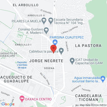 Estética Angeles map