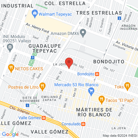 Salon de Uñas Pink Glamour map