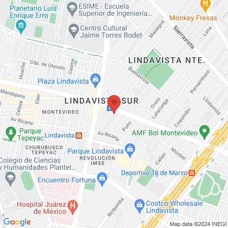 Estética Visage Lindavista map