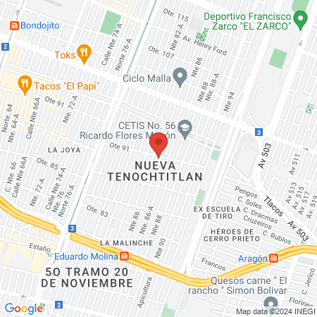 Consultorio Dental map