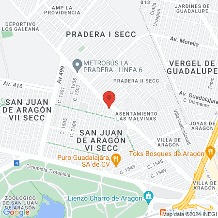 CIRUJANO DENTISTA map