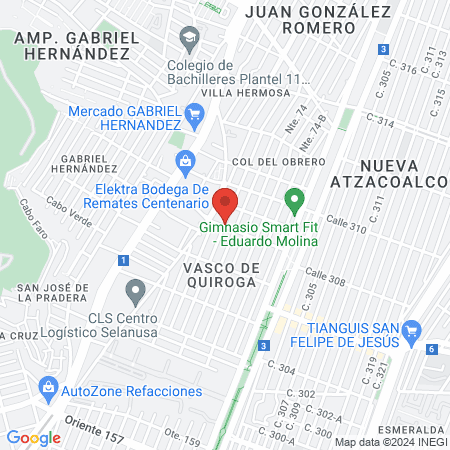 DRA. FLORENCIA COVARRUBIAS map