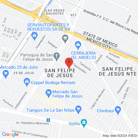 Barberia El corte del Rey map