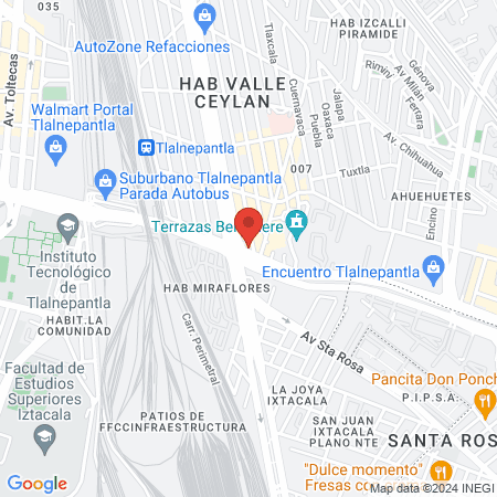 ANSAL Servicios Dentales map