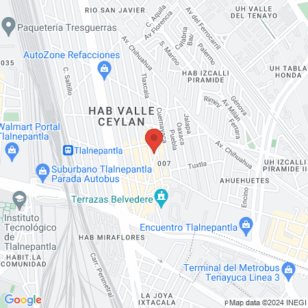 Especialidades odontológicas Dr. Sergio D Pando A map