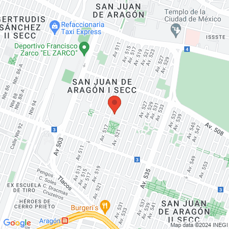 Estética Unisex map