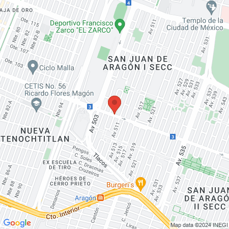 Lettice Estetica map