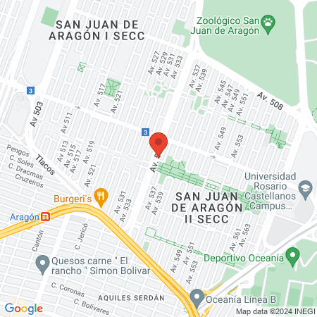 Barbería Cinco Tres Cinco map