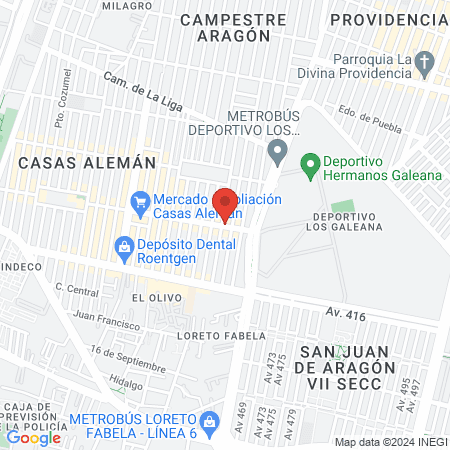 Consultorio Dental map