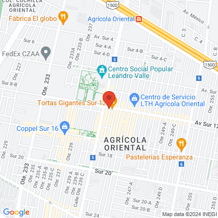 Salón Valentina map