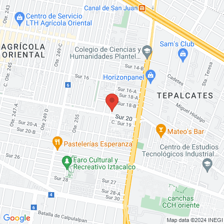 Estética Angélica map