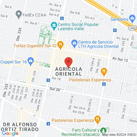 Dr. José Antonio Silva Vidal map