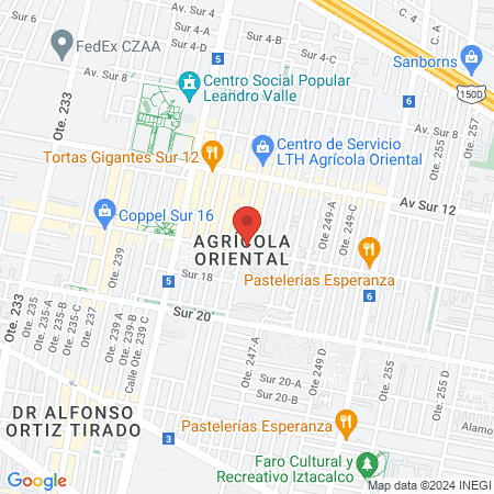 Centro de Salud T-III "Dr. Manuel Pesqueira" map